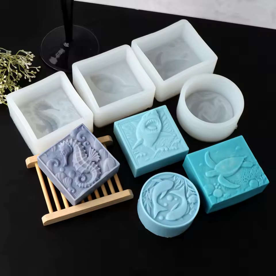 Candle Making Tutorial - 3D-форма из силикона для мыла в