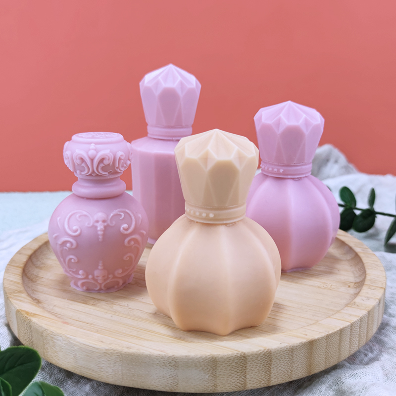 Candle Making And Perfume - 3D ретро флакон духов, ароматерапевтическая свеча,