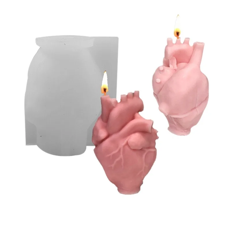 DIY человеческое сердце силико – обзор и цена Candle Making Kits