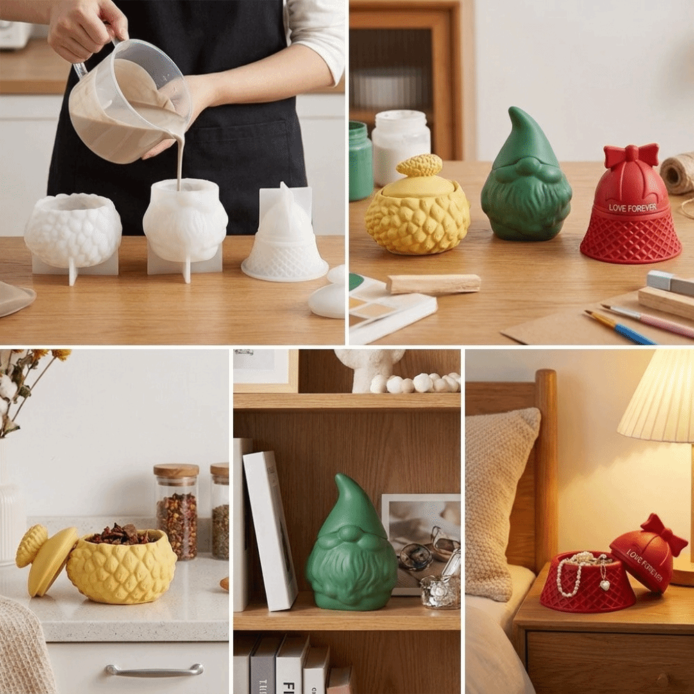 Силиконовая форма для изготовл – обзор и цена Candle Making Jars With Lids